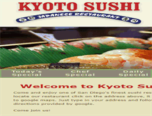 Tablet Screenshot of kyotosushimidway.com